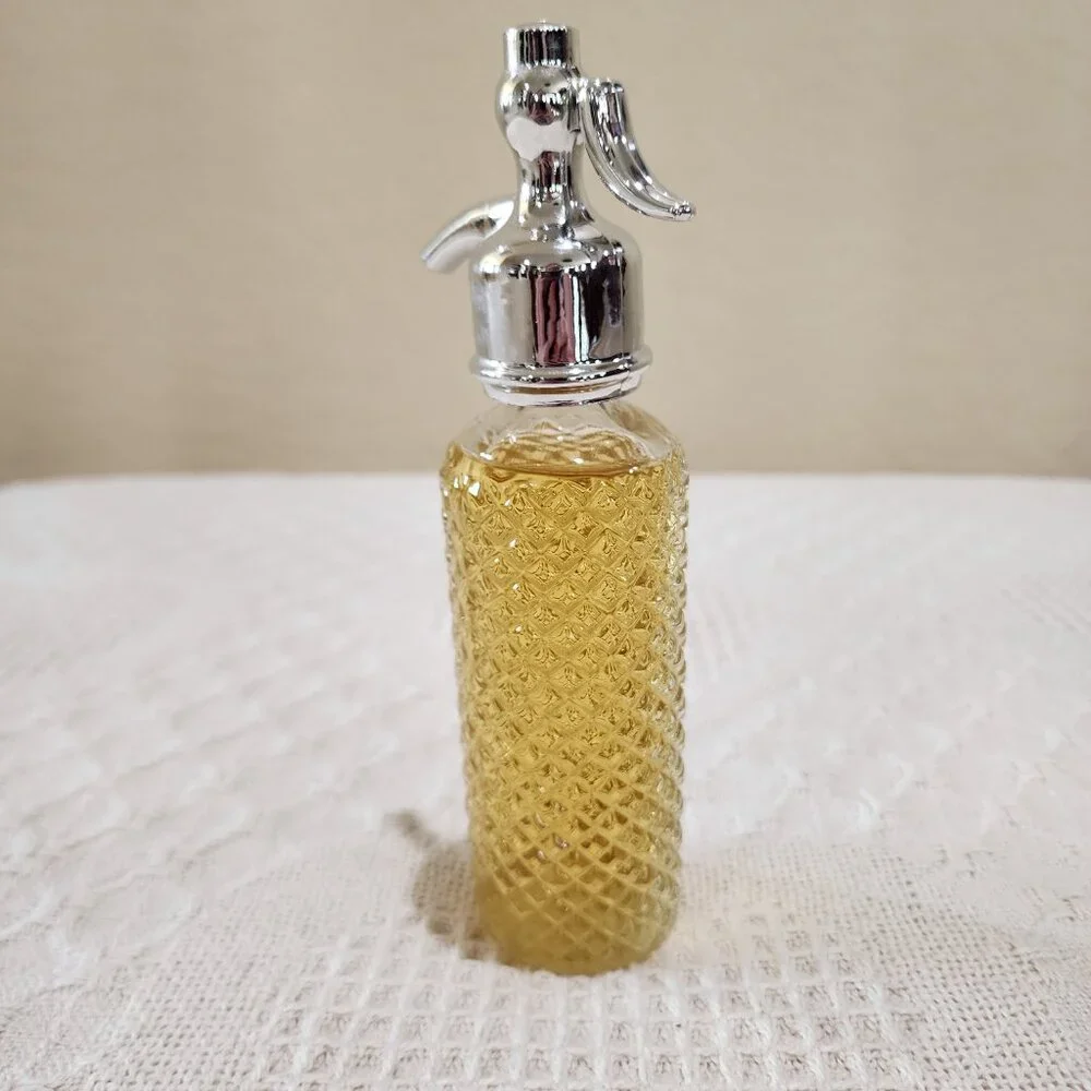 Vintage Avon Bar SELTZER Dispenser Windjammer Scent Full Glass Bottle No Box
